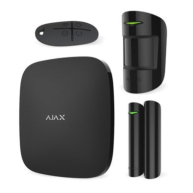 Комплект охоронної сигналізації Ajax StarterKit Чорний, Jeweller, ціна | Фото