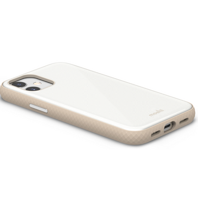 Чехол Moshi iGlaze Slim Hardshell Case Pearl White for iPhone 12 mini (99MO113106), цена | Фото