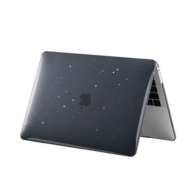 Пластиковий глянцевий чохол-накладка STR Glitter Hard Shell Case for MacBook Air 13 (2018-2020) - Dark Blue, ціна | Фото