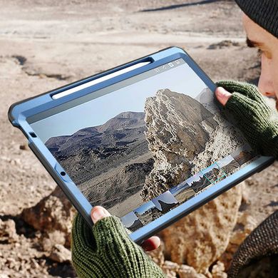Противоударный чехол с защитой экрана SUPCASE UB Pro Full Body Rugged Case for iPad Air 4 10.9 - Black, цена | Фото