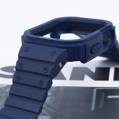 Ремінець із захисним чохлом STR Rugged Strap для Apple Watch 44 | 45 mm - Black, ціна | Фото