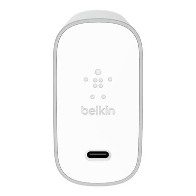 Мережевий зарядний пристрій Belkin Home Charger (45W) Power Delivery Port USB-C, 1.5m, silver, ціна | Фото