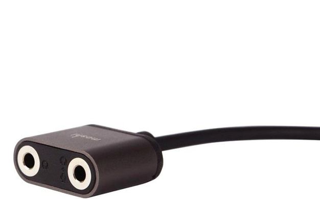 Кабель Moshi 3.5 mm Audio Jack Splitter Black (99MO023005), цена | Фото