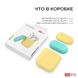 Чехол для Apple AirPods AHASTYLE Two Color Silicone Case for Apple AirPods - Yellow/Mint Green (AHA-01380-YYM), цена | Фото 5