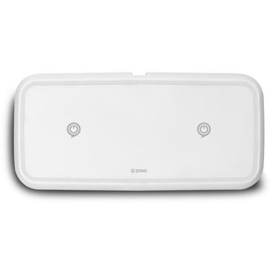 Бездротовий зарядний пристрій Zens Dual Fast Wireless Charger 10W White (ZEDC02W/00), ціна | Фото