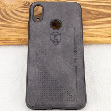 Кожаный чехол-накладка PULOKA Desi для Xiaomi Redmi Note 7 / Note 7 Pro / Note 7s - Черный, цена | Фото