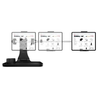 Автотримач для планшета Macally Car Universal Mount for iPad з підставкою для склянки - Алюміній (HRMOUNTPROTRAY), ціна | Фото