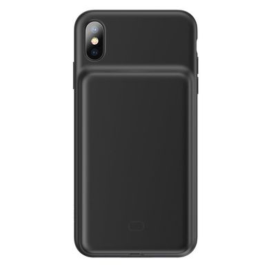Чохол-акумулятор Baseus Silicone Smart Backpack Power For iPhone XS/X - Black (ACAPIPH58-ABJ01), ціна | Фото