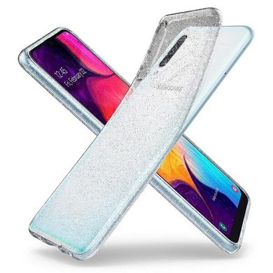 Чехол Spigen для Galaxy A50 Liquid Crystal Glitter, Crystal Quartz, цена | Фото