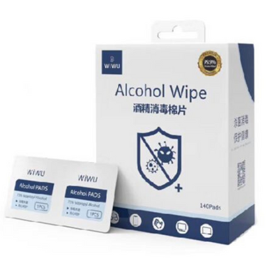 Дизинфецирующие салфетки для техники WIWU Alcohol Wipe (140 шт), цена | Фото