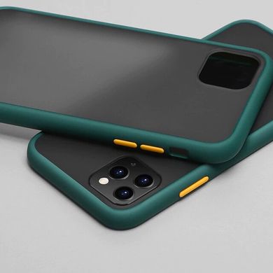 Матовий протиударний Чохол STR Matte Color Case (TPU) for iPhone 6/6s/7/8 - Mint green/orange, ціна | Фото