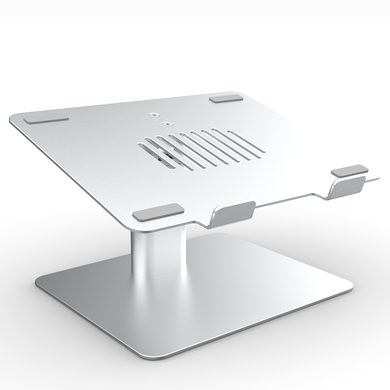 Металева підставка для ноутбука STR Aluminum Laptop Stand (E8) - Silver, ціна | Фото