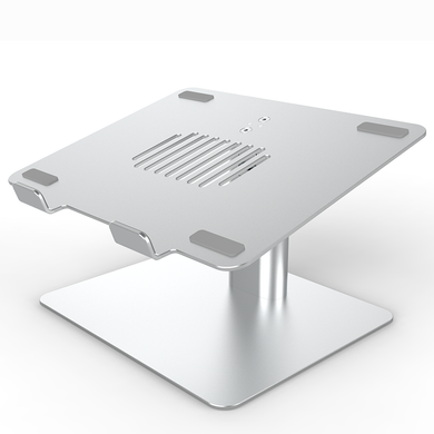 Металлическая подставка для ноутбука STR Aluminum Laptop Stand (E8) - Silver, цена | Фото