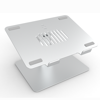 Металева підставка для ноутбука STR Aluminum Laptop Stand (E8) - Silver, ціна | Фото