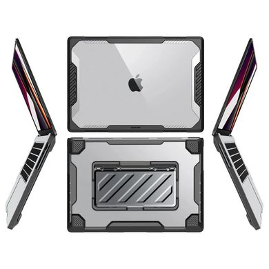 Протиударний чохол з підставкою SUPCASE Unicorn Beetle PRO Case Cover with Kickstand for MacBook Pro 16 (2021 | 2023) M1 | M2 | M3 - Black, ціна | Фото