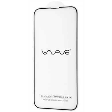 Защитное стекло WAVE Dust-Proof iPhone 13/13 Pro (black), цена | Фото