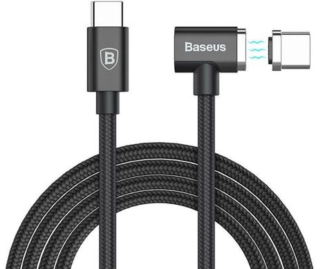 Кабель Baseus Magnet Type-C cable For Type-C 1.5M (00-00021189) - Black, ціна | Фото