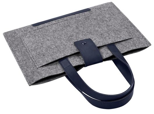 Войлочна сумка Gmakin для Macbook Air / Pro 13 / Pro 14 - Чорна (GS04), ціна | Фото