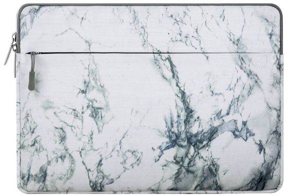 Чехол Mosiso Marble Sleeve for MacBook Air 13 (2018-2020) / Pro 13 (2016-2019) - White Marble, цена | Фото
