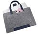 Войлочна сумка Gmakin для Macbook Air / Pro 13 / Pro 14 - Чорна (GS04), ціна | Фото 2