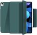 Магнитный силиконовый чехол-книжка STR Buckles Magnetic Case for iPad Air 4 10.9 (2020) - Dark Green, цена | Фото 3