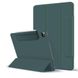 Магнитный силиконовый чехол-книжка STR Buckles Magnetic Case for iPad Air 4 10.9 (2020) - Dark Green, цена | Фото 2