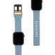Силіконовий ремінець UAG CIVILIAN for Apple Watch 38/40/41 mm (Series SE/7/6/5/4/3/2/1) - Slate/Orange (Blue) (Лучшая копия), ціна | Фото 6