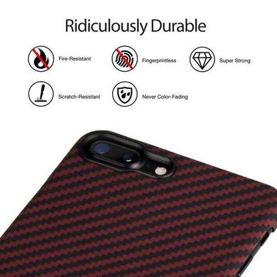 Чохол Pitaka Aramid Case Black/Red for iPhone 8 Plus/7 Plus (KI8003S), ціна | Фото