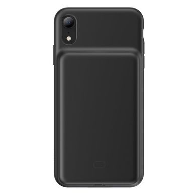 Чохол-акумулятор Baseus Silicone Smart Backpack Power For iPhone XR - Black (ACAPIPH61-BJ01), ціна | Фото