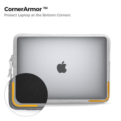 Чехол tomtoc 360° Sleeve for MacBook 12 inch - Black Blue (A13-B01D), цена | Фото