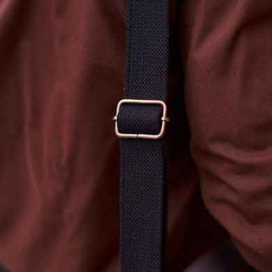 Кожаная сумка ручной работы с ремнем INCARNE BRUNO для ноутбука 15-16 дюймов - Коньяк, цена | Фото