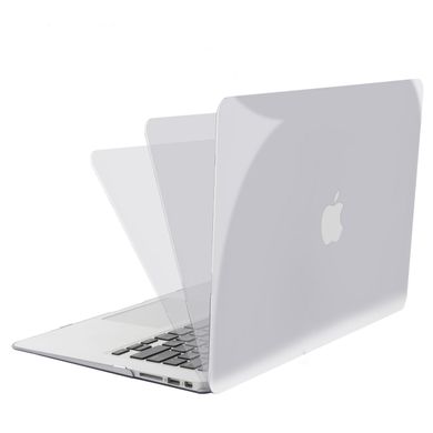 Пластиковый глянцевый чехол-накладка STR Crystal PC Hard Case for MacBook Air 13 (2012-2017) - Прозрачный Черный, цена | Фото