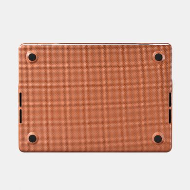 Кожаный чехол-накладка iCarer Real Leather Woven Pattern for MacBook Pro 16 (2021 | 2023) M1 | M2 | M3 - Black, цена | Фото