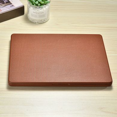 Кожаный чехол-накладка iCarer Real Leather Woven Pattern for MacBook Pro 16 (2021 | 2023) M1 | M2 | M3 - Black, цена | Фото