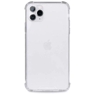 Силіконовий чохол GETMAN Ease з посиленими кутами для iPhone 11 Pro Max (6.5") (Прозорий / Transparent), ціна | Фото