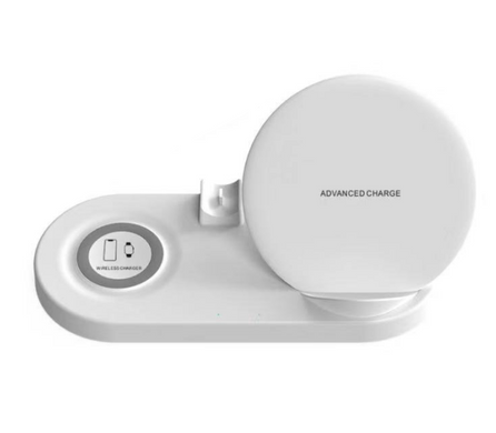 Док-станція STR 5 in 1 Wireless Charging Station for iPhone / Apple Watch / AirPods - White, ціна | Фото