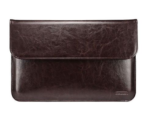 Кожаный чехол iCarer Genuine Leather Sleeve for MacBook Air / Pro 13 - Brown (RMA131-BN), цена | Фото