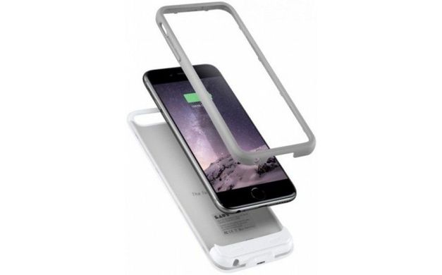 Чехол-батарея Laut Battery Cases for iPhone 6 / 6s белый (LAUT_iP6_NDR_W), цена | Фото