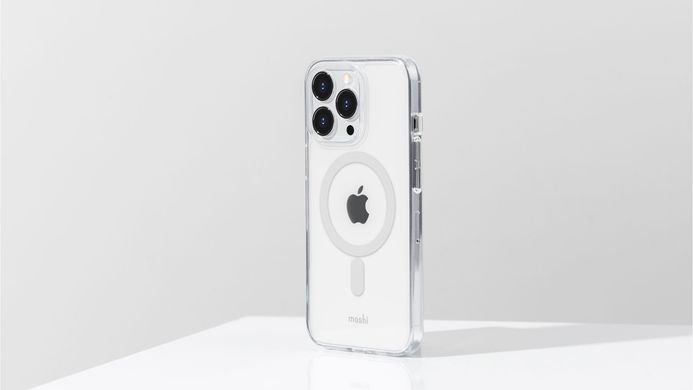 Чохол-накладка Moshi Arx Clear Slim Hardshell Case c MagSafe for iPhone 13 Pro Max - Clear (99MO132954), ціна | Фото