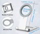Металлическая подставка для зарядного устройства MagSafe STR Aluminum Phone Stand	(H3) - Silver, цена | Фото 5