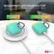 Чехол с карабином для Apple AirPods AHASTYLE Two Color Silicone Case with Carabiner for Apple AirPods - Yellow/Mint Green (AHA-01460-YYM), цена | Фото 4