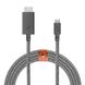 Кабель Native Union Belt Cable USB-C to HDMI (3 m) - Zebra (BELT-C-HDMI-ZEB-3), цена | Фото 1