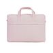 Тканинна сумка для ноутбука зі знімним ремінцем POFOKO A530 - Рожева, ціна | Фото 2