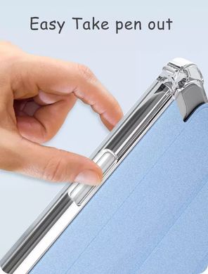 Силіконовий чохол-книжка з тримачем для стілуса STR Air Protection Case for iPad 10th Gen 10.9 (2022) - Black, ціна | Фото