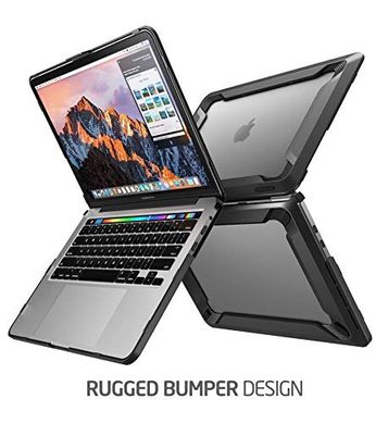 Накладка i-Blason Rubberized Cover for MacBook Pro 13 (2016-2019) - Black (IBL-RUG-PRO13-BK), цена | Фото