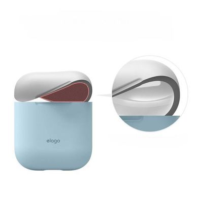 Elago Duo Case Yellow/White/Pastel Blue for Airpods (EAPDO-YE-WHPBL), ціна | Фото