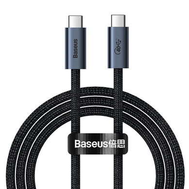 Кабель Baseus Flash Series Full Featured Type-C 100W USB 4 (1m) - Tarnish (CASS010014), цена | Фото