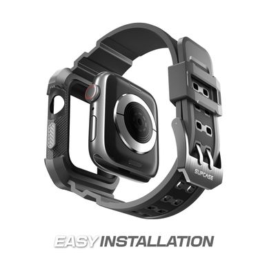 Ремешок с защитным чехлом SUPCASE UB Pro Wristband Case for Apple Watch 40 | 41 mm (Series 4|5|6|7|SE) - Black, цена | Фото