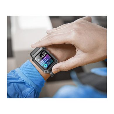 Ремінець із захисним чохлом SUPCASE UB Pro Wristband Case for Apple Watch 40 | 41 mm (Series 4|5|6|7|SE) - Black, ціна | Фото