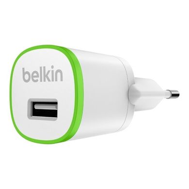 Сетевое зарядное устройство Belkin Home Charger USB 1A, white, цена | Фото